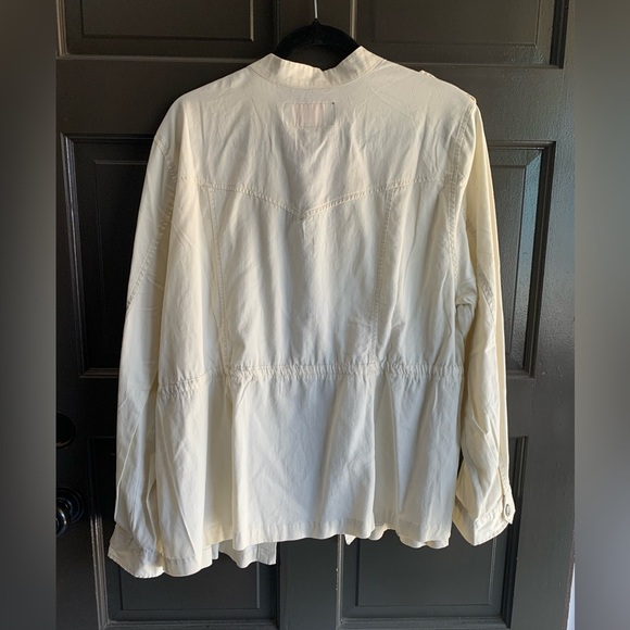 Torrid Jacket size  2 - Tie Waist  Long Sleeve -Cream - New With Tags - Picture 4 of 7